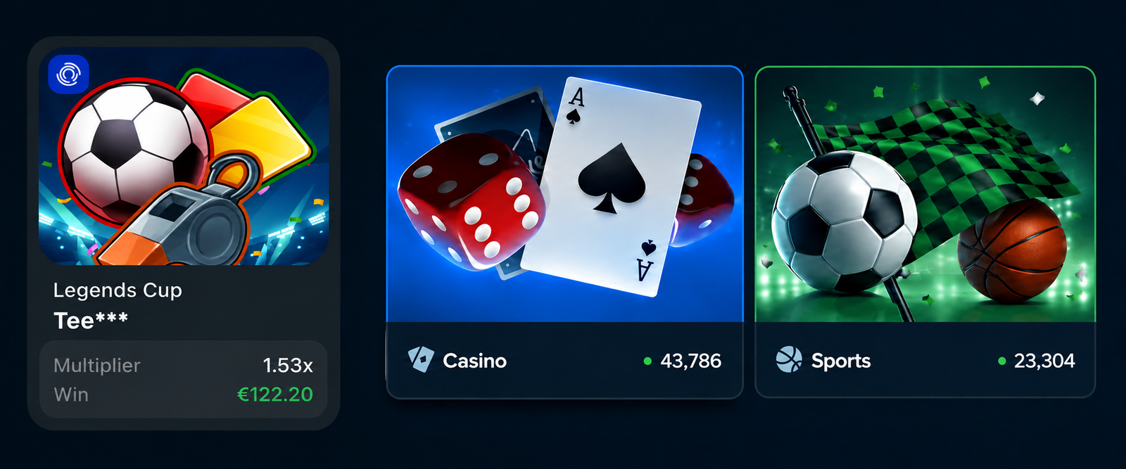 Casino promotion background with gold coin stacks